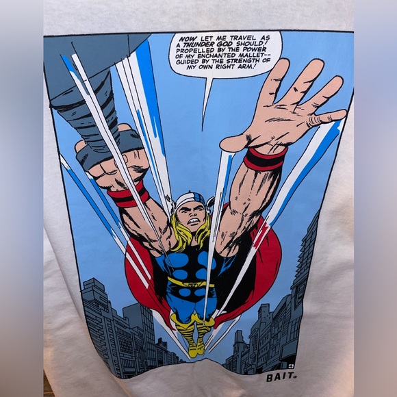 BAIT/MARVEL-THOR- Tshirt medium. - Picture 3 of 5